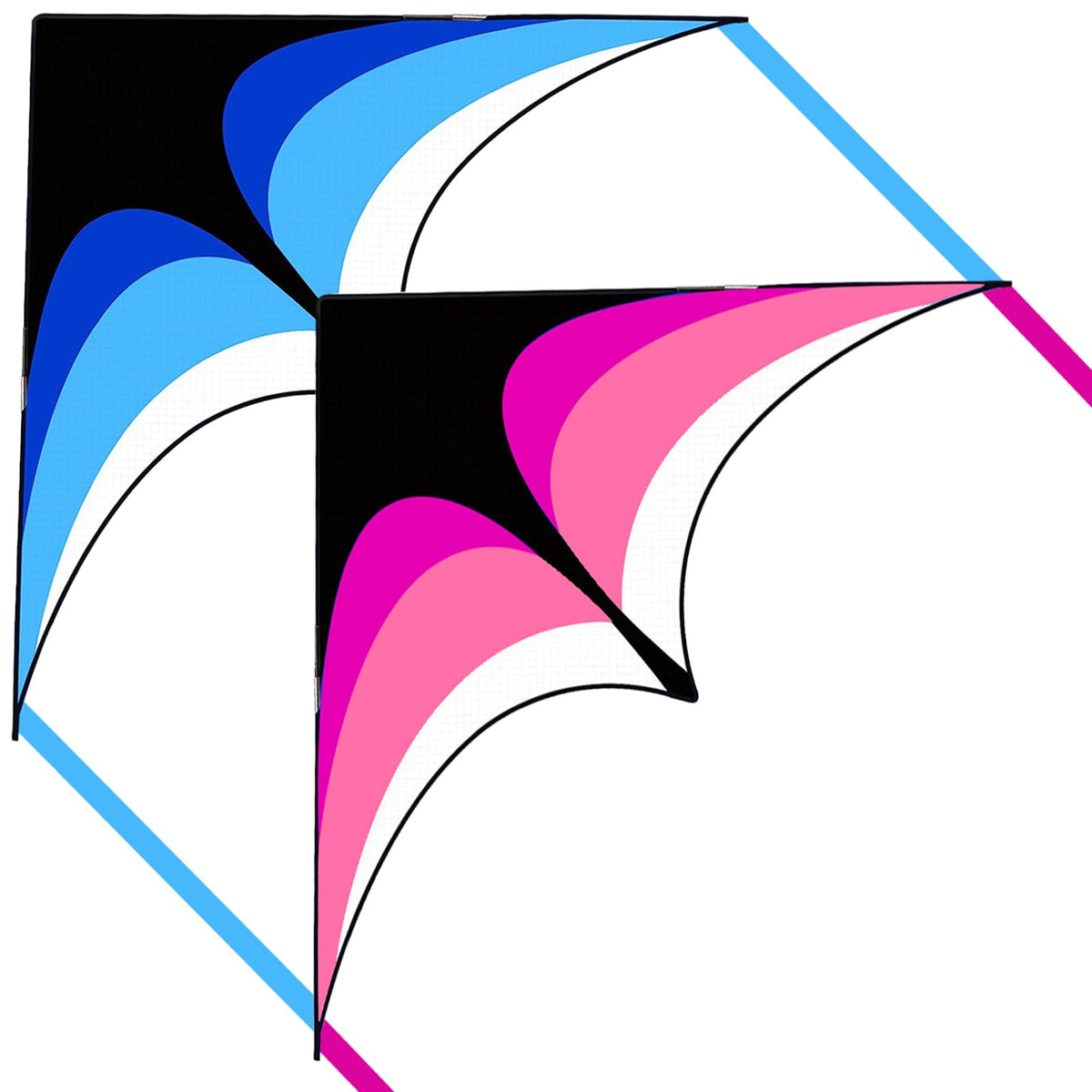 Delta Kite for Kids Ages 4-12, Extremely Easy to Fly Beach Kites for Adults