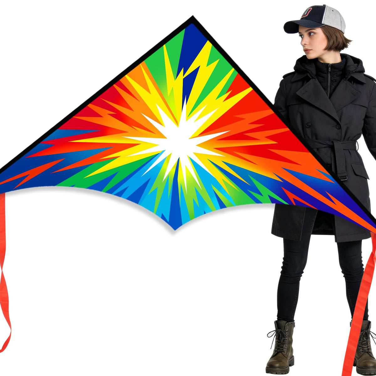 Xida Kites for Kids Ages 4-8 8-12 Easy to Fly, Large Beach Kites for Adults