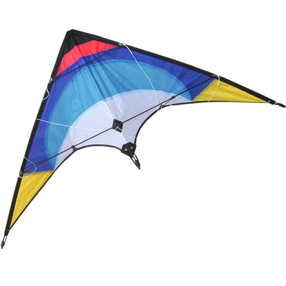 HENGDA KITE-Upgrade Star Rhyme 48 Inch Dual Line Stunt Kite for Kids and Adults,Outdoor Sports,Beach and Fun Sport Kite,Handle,Line,and Bag Included