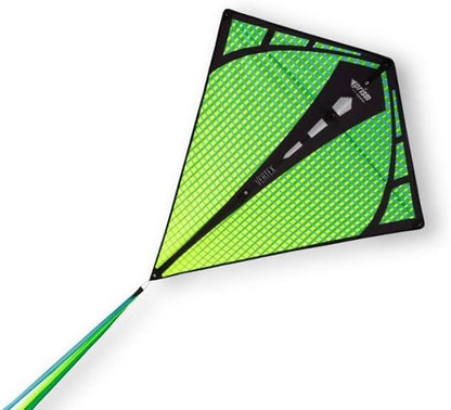 Prism Kites Vertex Diamond – Classic Single-Line Kite – Easy to Assemble – Tail and Spare Parts Included