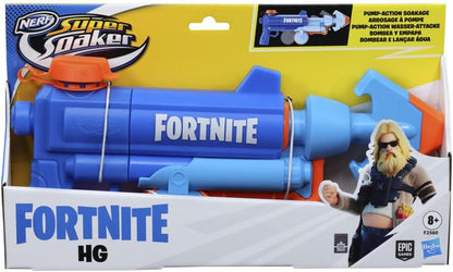 Nerf Super Soaker Fortnite HG Water Blaster - Pump-Action Soakage for Outdoor Summer Water Games - for Teens, Adults