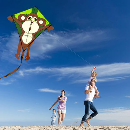 HENGDA KITE Kids Children Cartoon Monkey Kites with Flying Line