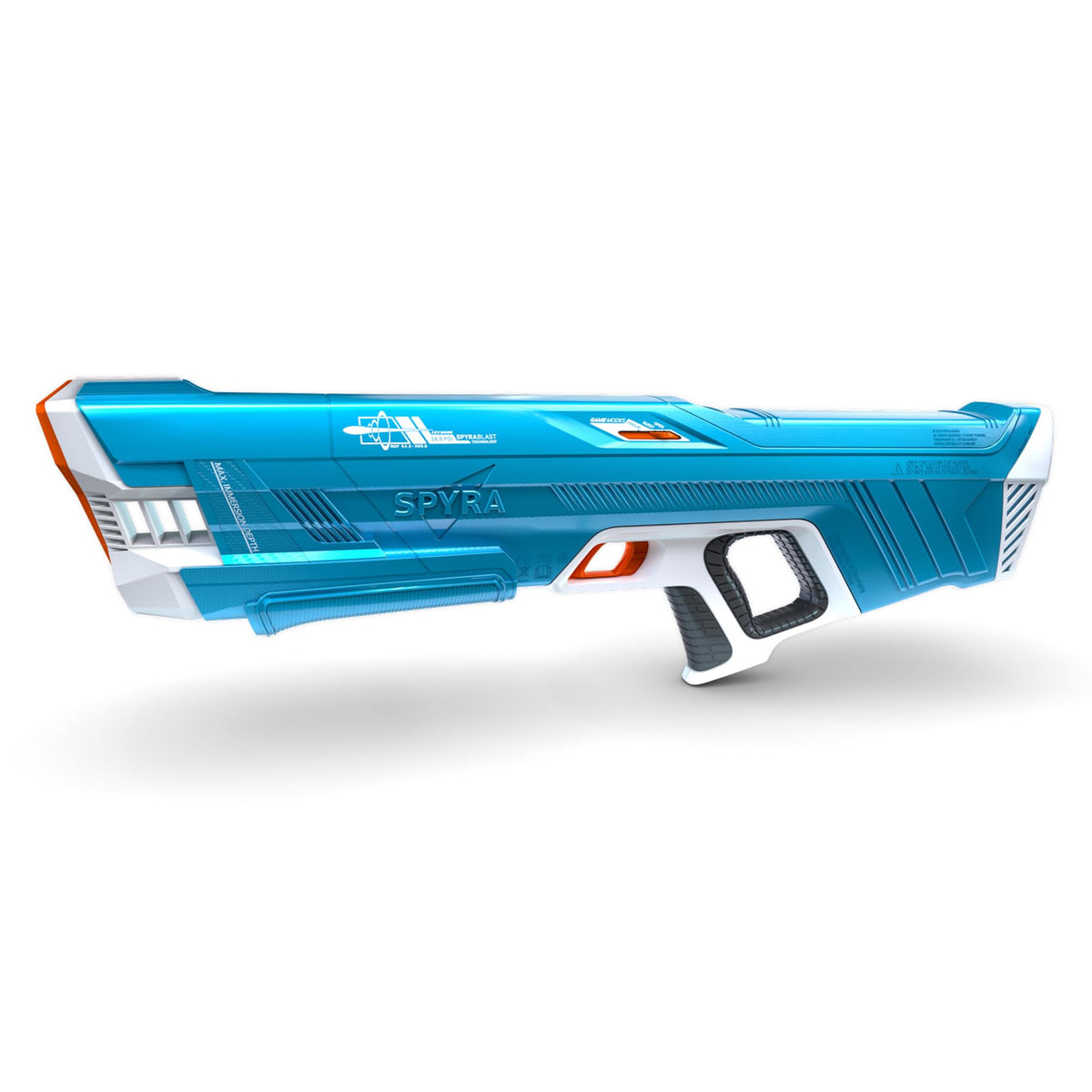 SPYRA Electric Water Blaster, Outdoor Squirt Gun for Pool Games, Blue