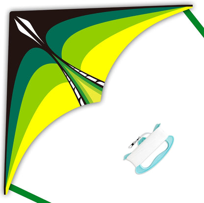 Large Delta Kite for Kids & Adults, Easy to Fly Kite with Line