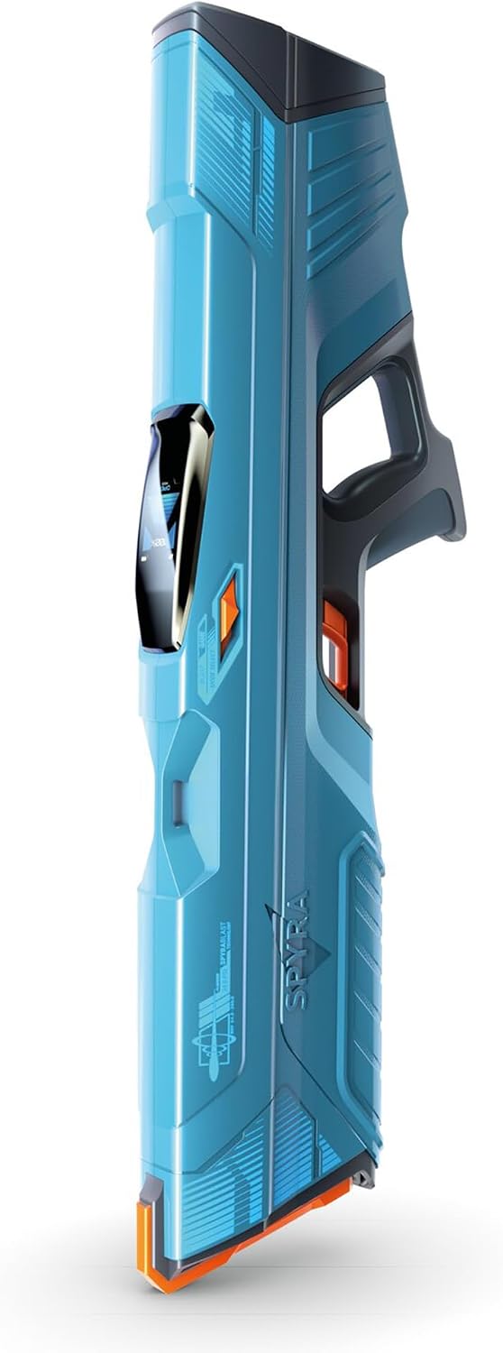 SPYRA Electric Water Blaster, Outdoor Squirt Gun for Pool Games, Blue