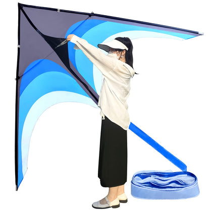 Large Single Line Beach Kite for Adults,Easy to Fly Kites for Kids Age 4-12