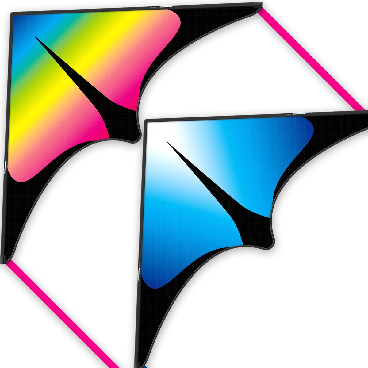 Delta Kite for Kids & Adults, Extremely Easy to Fly Kite, Suitable for Family outings, Outdoor Games and activitie