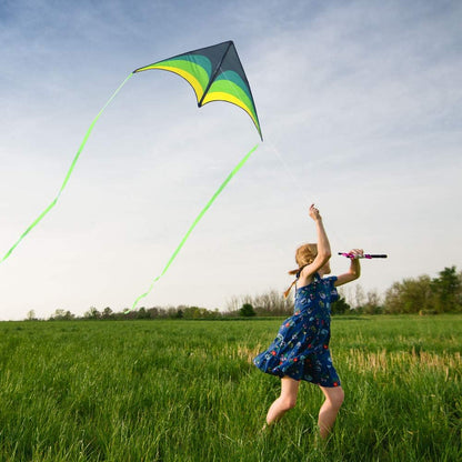 Delta Kite for Kids Ages 4-12, Extremely Easy to Fly Beach Kites for Adults