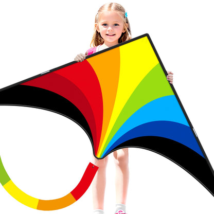 Delta Kites for Kids & Adults, Extremely Easy to Fly, Single Line Beach Kite