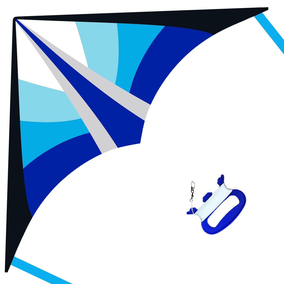Delta Beginner Kite for Kids & Adults, Easy to Fly Beach Kite