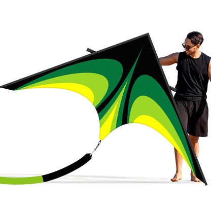 SGftre Delta Kite for Kids & Adults，Extremely Easy to Fly for Beginners，Kites for Beach Trip Park Family Outdoor Activities