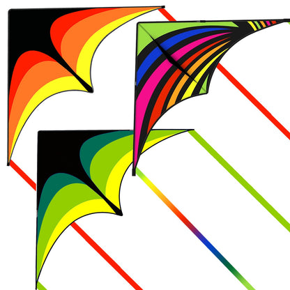 Delta Kite for Kids Ages 4-12, Extremely Easy to Fly Beach Kites for Adults