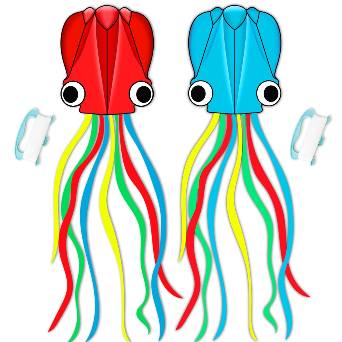 Large Octopus Kites for Kids & Adults, Big Beginner Beach Kites