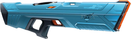 SPYRA Electric Water Blaster, Outdoor Squirt Gun for Pool Games, Blue