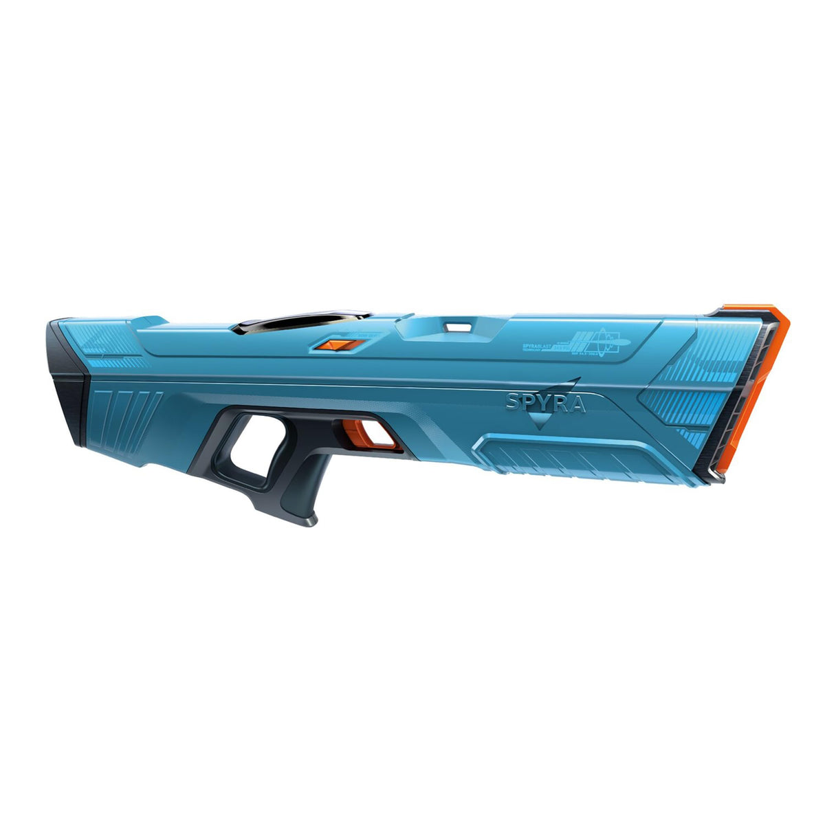 SPYRA Electric Water Blaster, Outdoor Squirt Gun for Pool Games, Blue