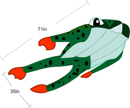 HENGDA KITE 3D Frog Kite for Adults,Frameless Soft Parafoil Giant Kites