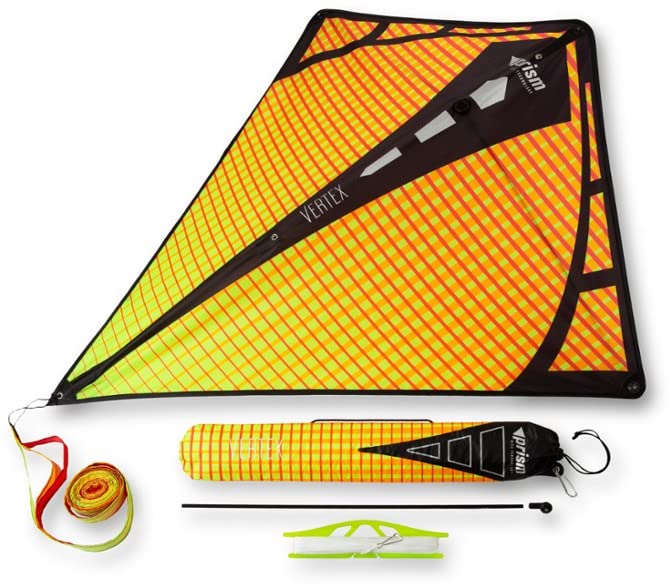Prism Kites Vertex Diamond – Classic Single-Line Kite – Easy to Assemble – Tail and Spare Parts Included