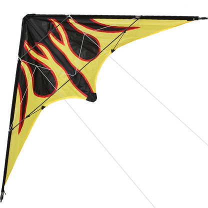 HENGDA KITE-Upgrade Star Rhyme 48 Inch Dual Line Stunt Kite for Kids and Adults,Outdoor Sports,Beach and Fun Sport Kite,Handle,Line,and Bag Included