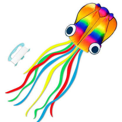 Large Octopus Kites for Kids & Adults, Big Beginner Beach Kites