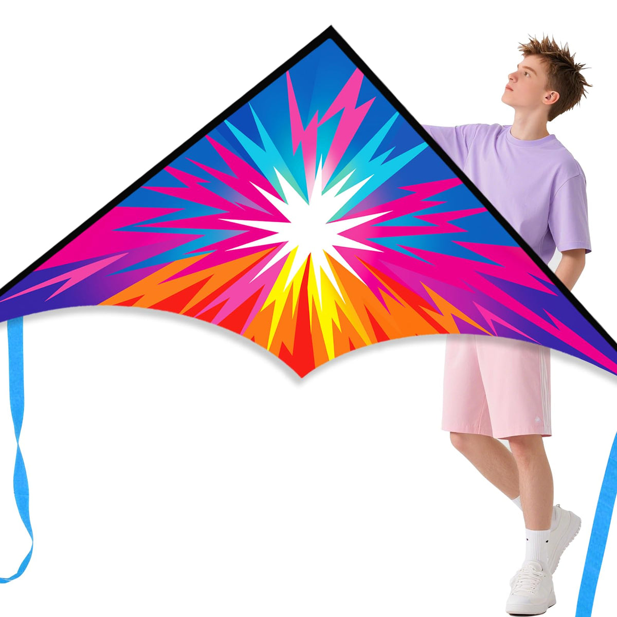Xida Kites for Kids Ages 4-8 8-12 Easy to Fly, Large Beach Kites for Adults