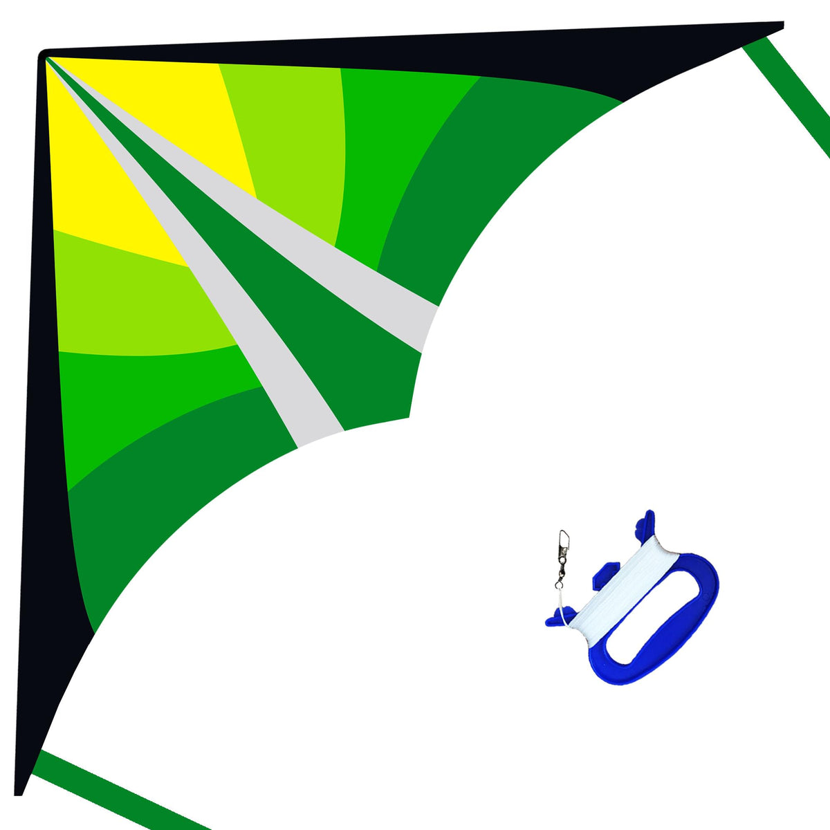 Delta Beginner Kite for Kids & Adults, Easy to Fly Beach Kite