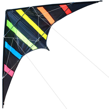 HENGDA KITE-Upgrade Star Rhyme 48 Inch Dual Line Stunt Kite for Kids and Adults,Outdoor Sports,Beach and Fun Sport Kite,Handle,Line,and Bag Included