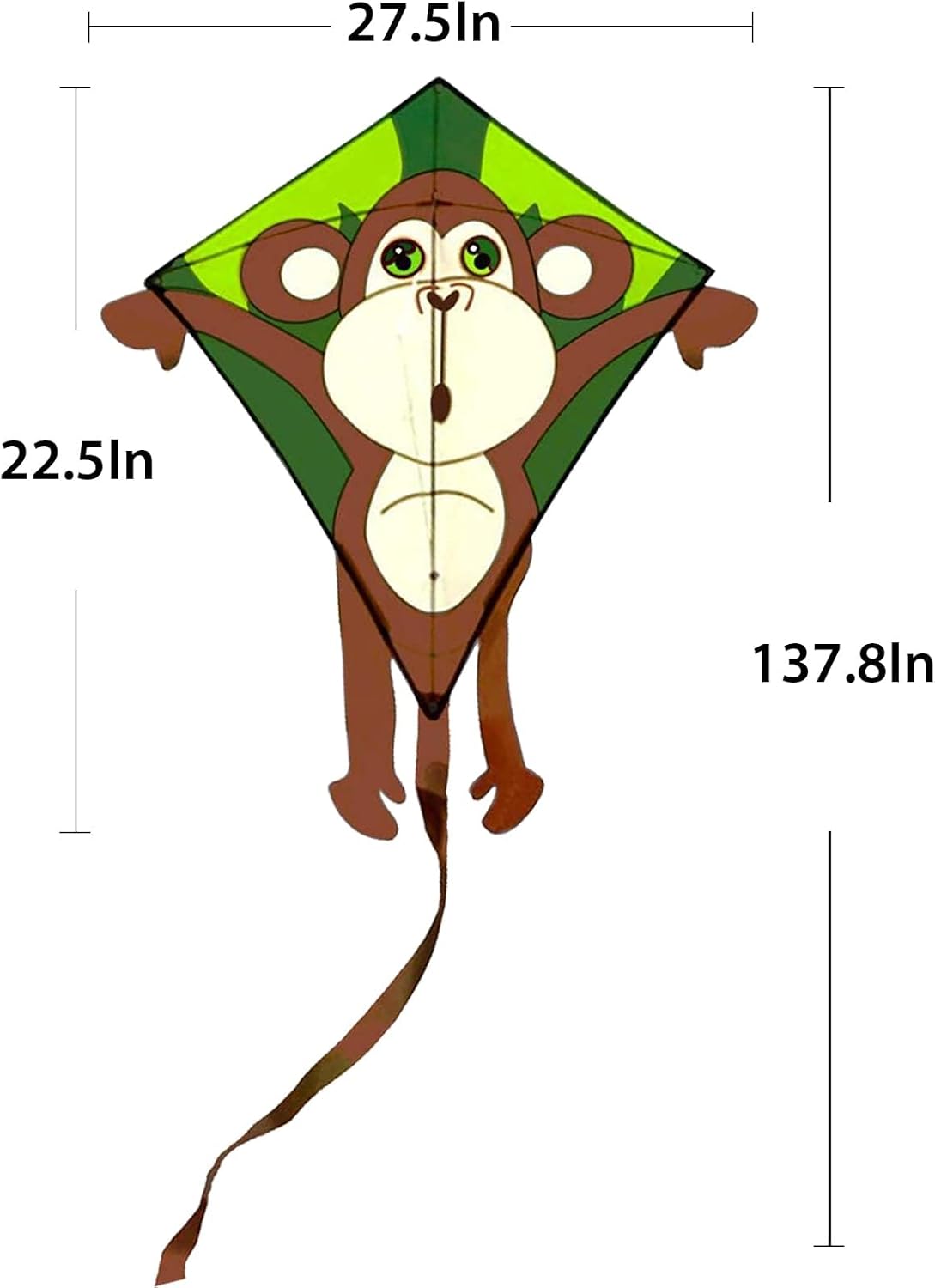HENGDA KITE Kids Children Cartoon Monkey Kites with Flying Line