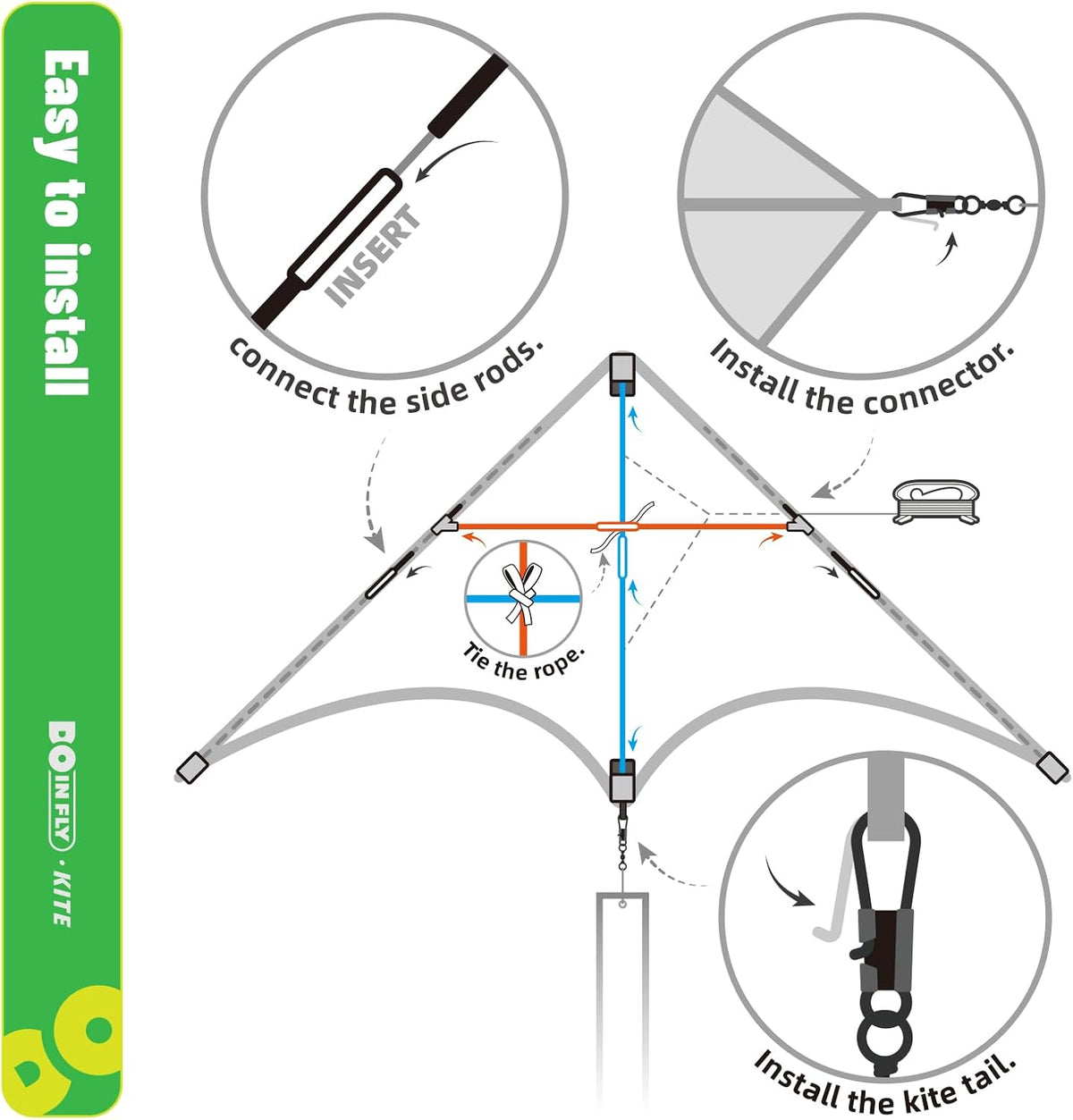 Delta Kites for Kids & Adults, Extremely Easy to Fly, Single Line Beach Kite