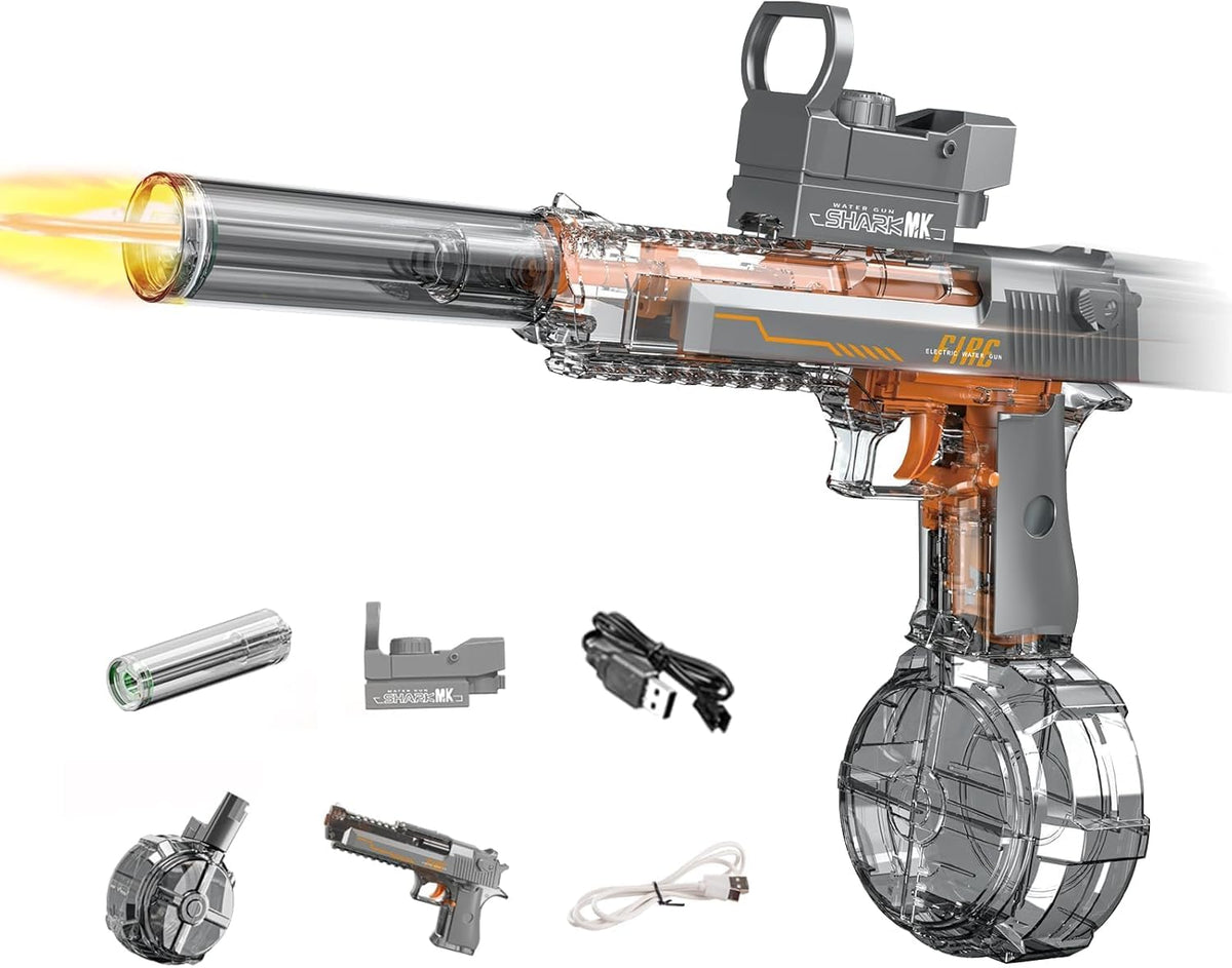 Electric Water Gun, Trigger-Activated Transforming Body