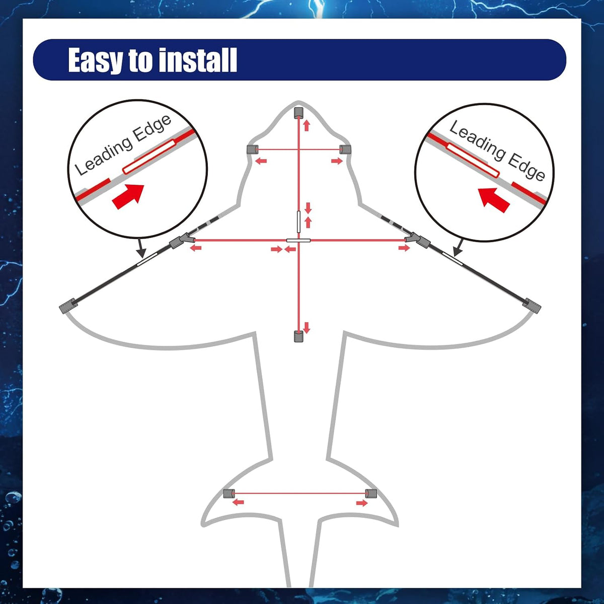 Large Shark Kites for Kids Easy to Fly, Single Line Kite for Boys