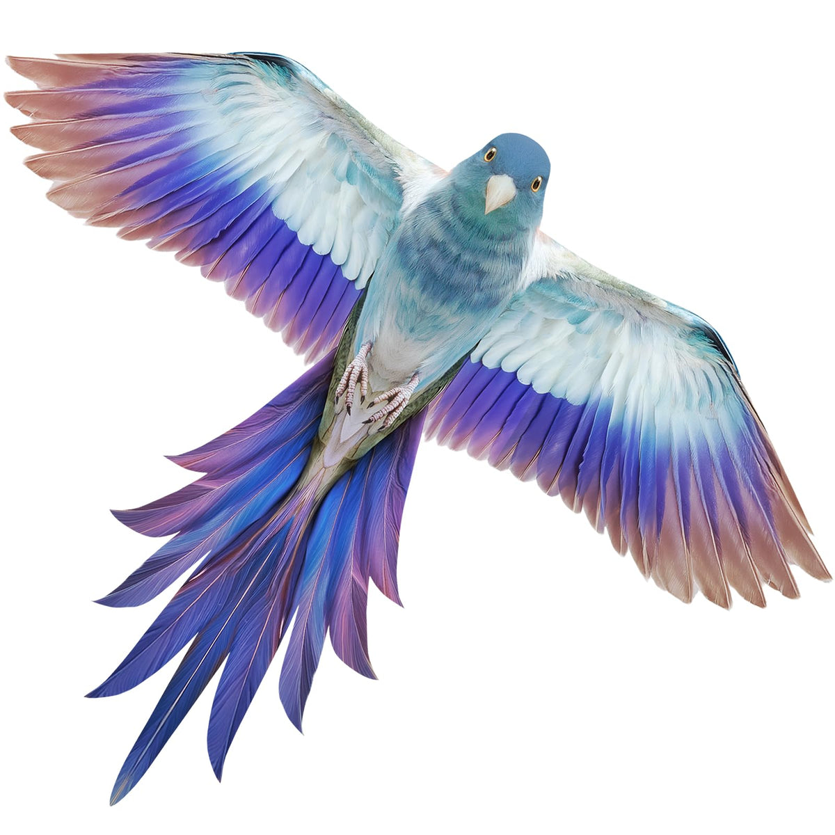 60" Large Bird Kite for Kids & Adults — Realistic Bird Design, Easy to Fly Beginner Kite with Handle & Line, Perfect for Beach Park Backyard Outdoor Fun