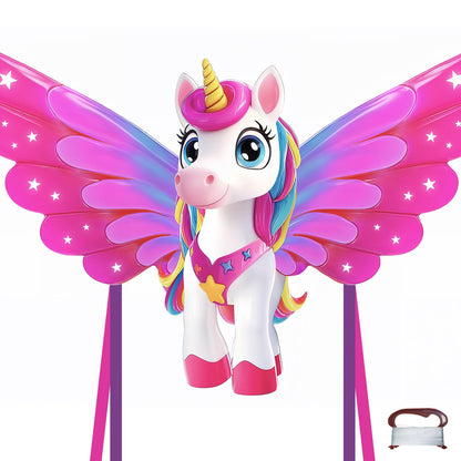 TOY Life 48.4'' Giant Girls Kites Easy to Fly for Kids Adults with 328.1 FT String, Beach Kite Outdoor Game Outside Toys Activity, Toys for Girls, Gift for Girls Ages 4-8