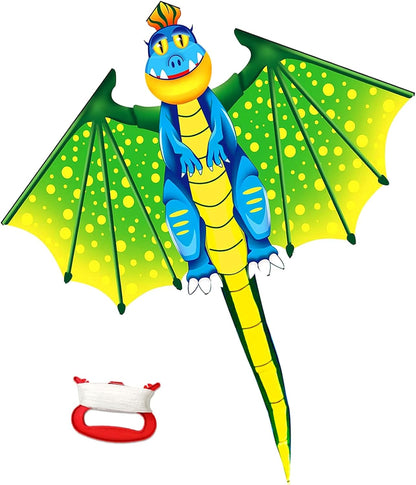 YongnKids Kite for Kids Age 4-8 8-12, Large Kites for Boys Adults Easy to Fly & Assemble, with 328ft String,Perfect for Beach Trip Park Family Activities Outdoor Games