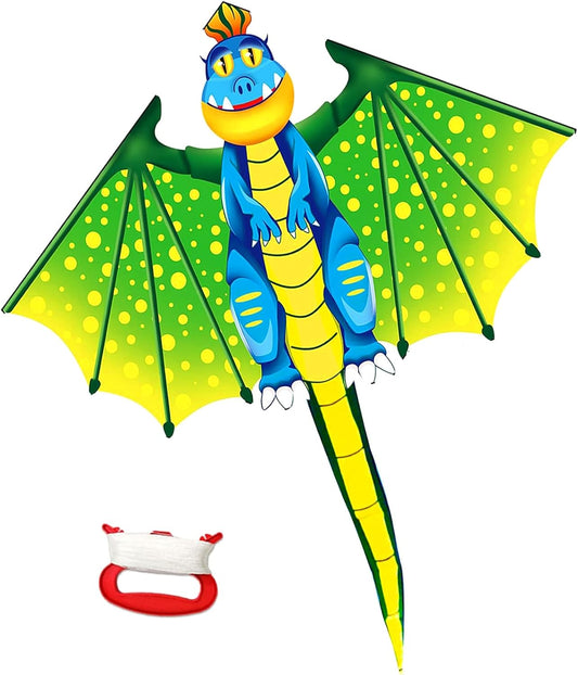 YongnKids Kite for Kids Age 4-8 8-12, Large Kites for Boys Adults Easy to Fly & Assemble, with 328ft String,Perfect for Beach Trip Park Family Activities Outdoor Games