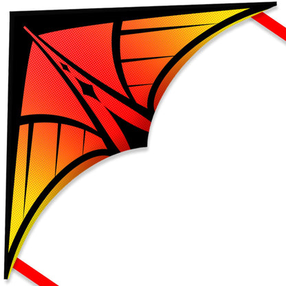 Large Delta Kite for Kids & Adults, Easy to Fly Kite with Line