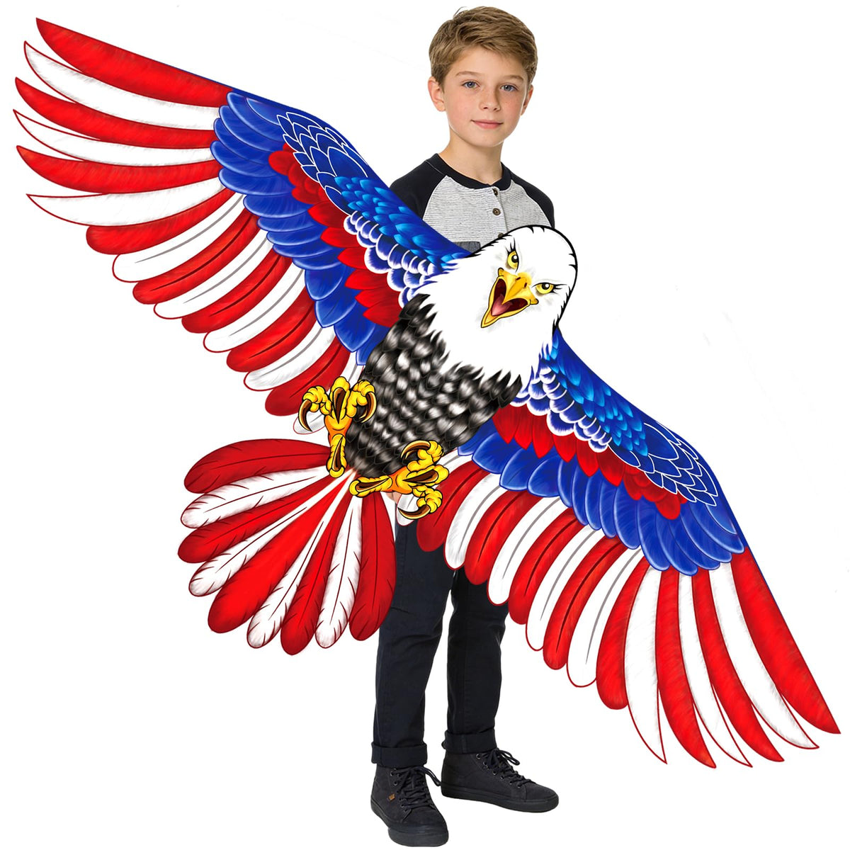 Large Kites for Kids Ages 4-12 Easy to Fly, Single Line Kite for Adults