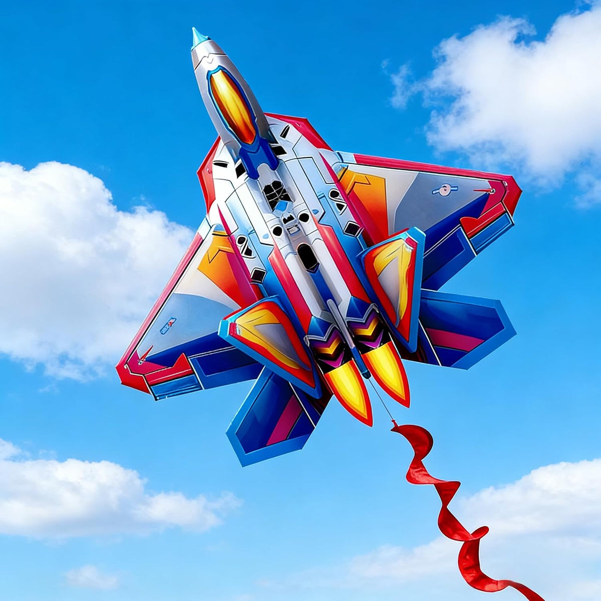 HENGDA KITE 2 Pack Fighter Plane Airplane Kites for Adults,Easy to Fly