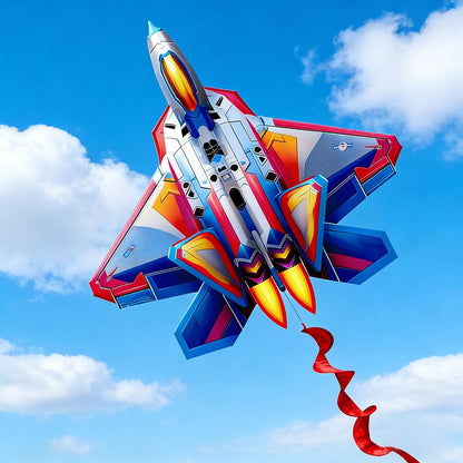 HENGDA KITE 2 Pack Fighter Plane Airplane Kites for Adults,Easy to Fly