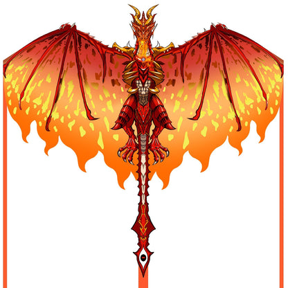 Dragon Kite for Kids & Adults, Easy to Fly Beach Kites for Boys & Girls