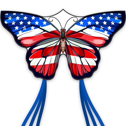 SGftre Colorful Butterfly Kite,Easy to Fly Large Outdoor Kite for Kids & Adults, Beach & Park Toys with Durable Nylon, Family Fun Activities