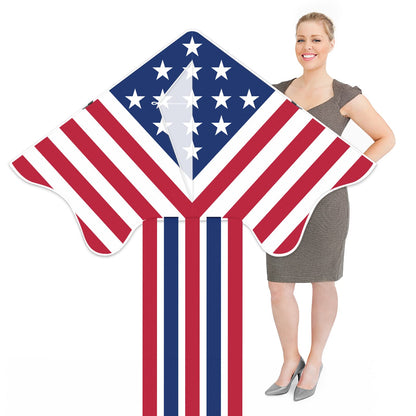 Large Single Line Beach Kite for Adults,Easy to Fly Kites for Kids Age 4-12