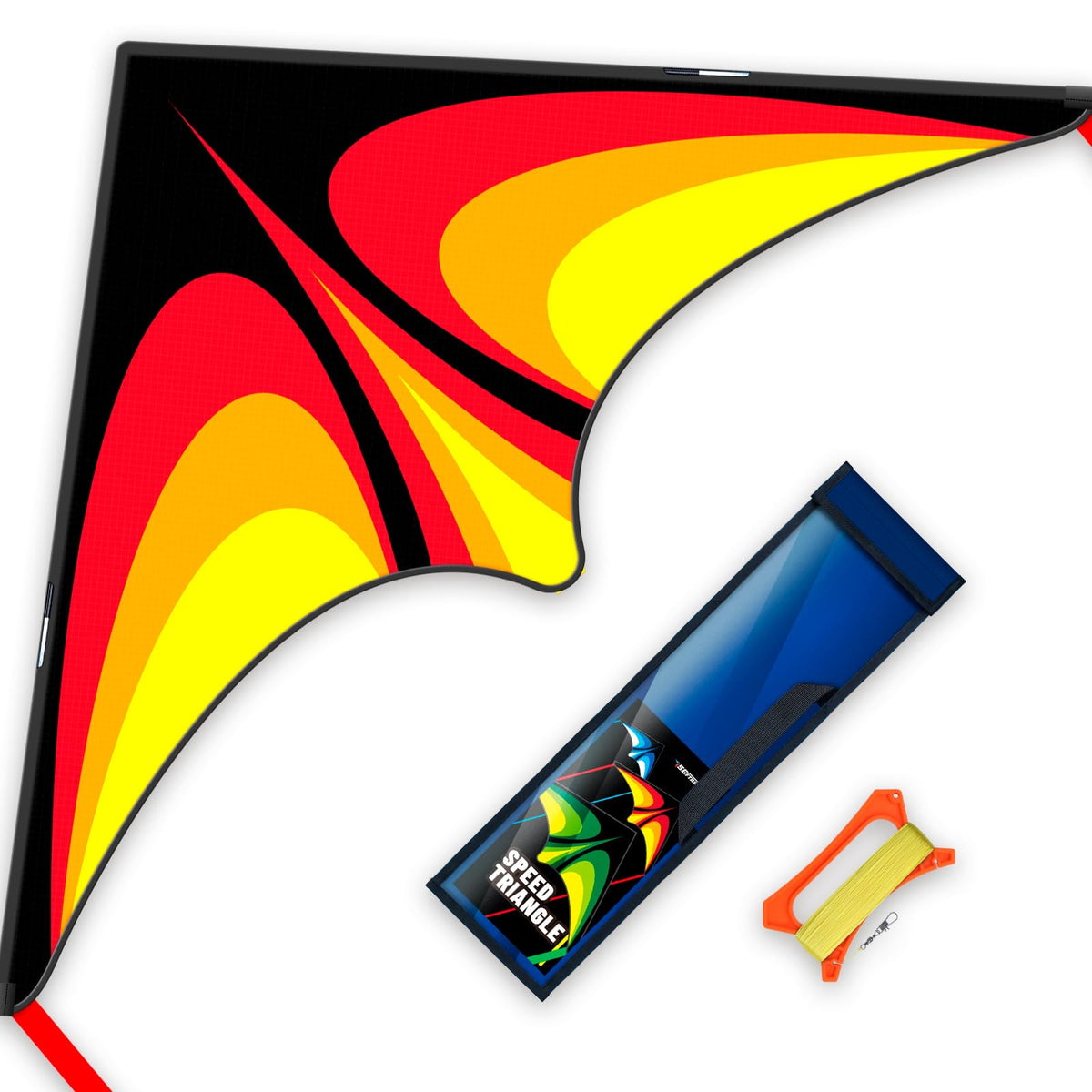 SGftre Delta Kite Three Set for Kids and Adults,Easy to Fly Adult Kites,Perfect Family Kite for Parks and Beach, Delta Kites for Fun Outdoor Activities