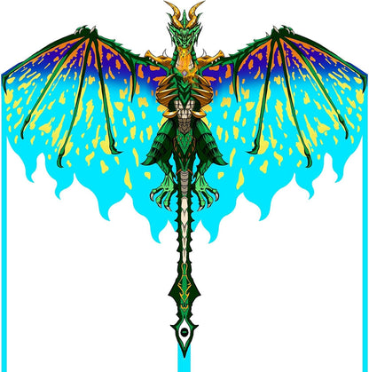 Dragon Kite for Kids & Adults, Easy to Fly Beach Kites for Boys & Girls