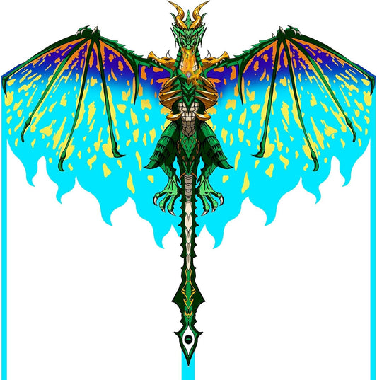 Dragon Kite for Kids & Adults, Easy to Fly Beach Kites for Boys & Girls