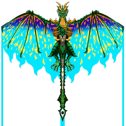 Dragon Kite for Kids & Adults, Easy to Fly Beach Kites for Boys & Girls