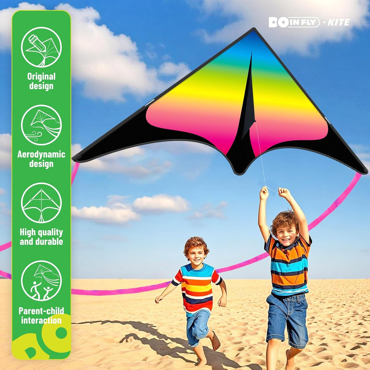 3 Piece Set Butterfly Delta Octopus Kites for Kids and Adults，Easy to Fly for Outdoor Adults Children Line Kite for Kids Toy