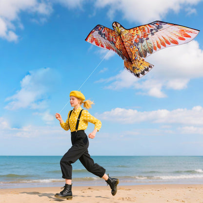 Bald Eagle Kite, Easy to Fly for Kids Kite for Beginners Red/Brown