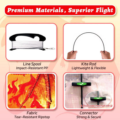 Simxkai Kites, Easy to Fly for Kids, Adults & Beginners, Beach & Park