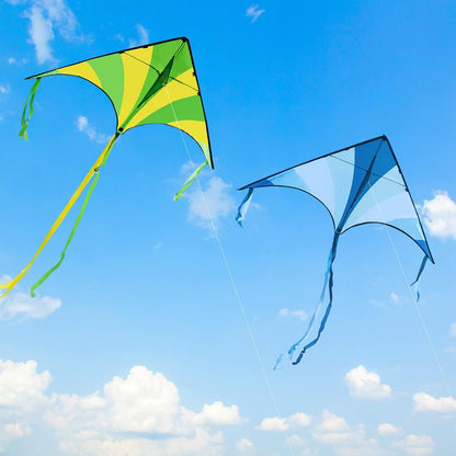 JOYIN 3 Packs Large Delta Kite Gradient Rainbow, Easy to Fly Huge for Kids and Adults, Large Delta Beach Kite for Outdoor Games and Activities