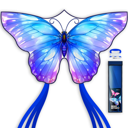 SGftre Colorful Butterfly Kite,Easy to Fly Large Outdoor Kite for Kids & Adults, Beach & Park Toys with Durable Nylon, Family Fun Activities